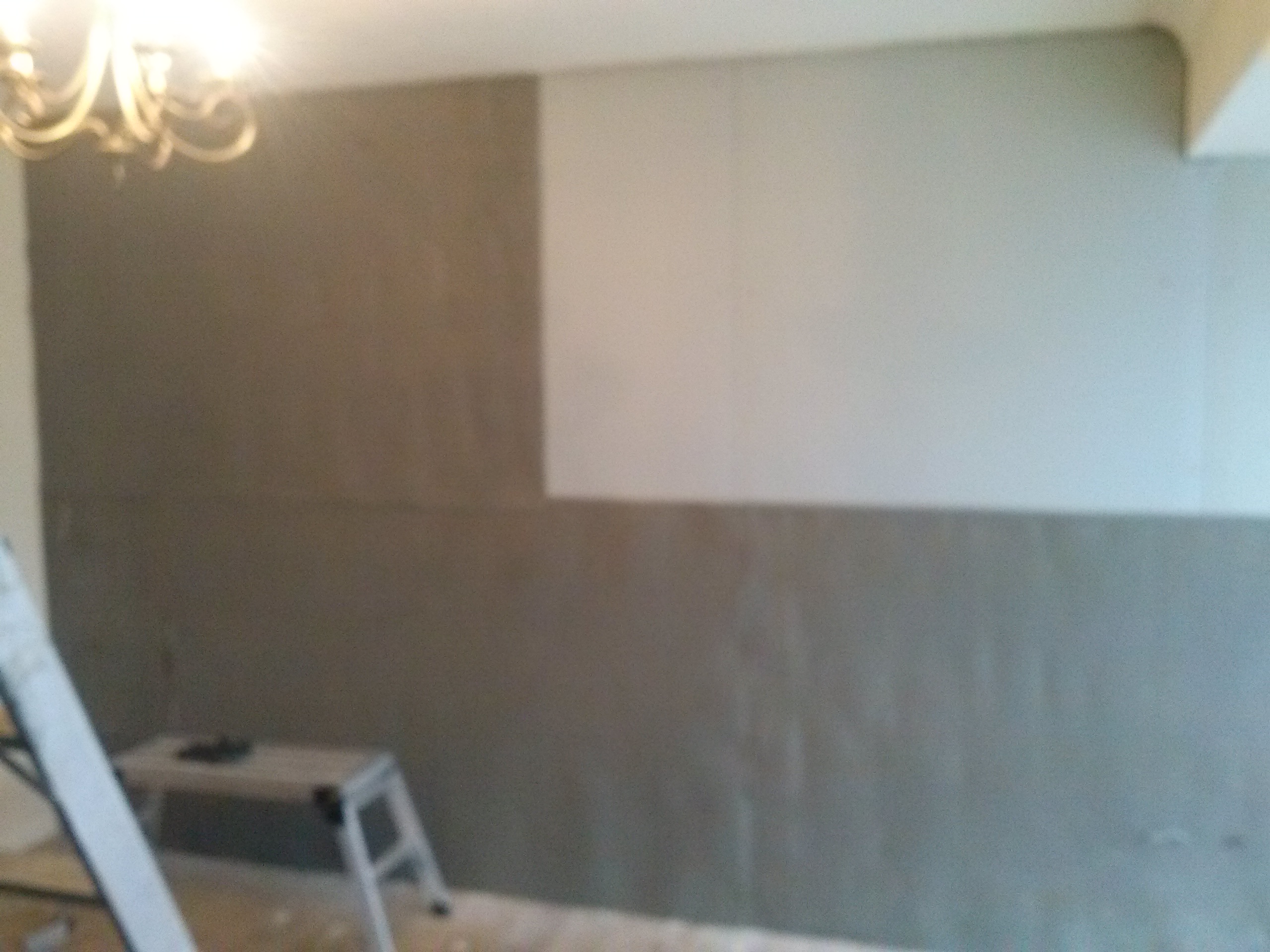 Membrane fitted to wall