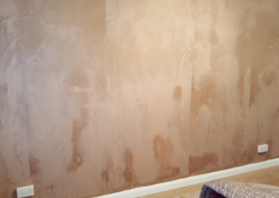 Completed acoustic wall